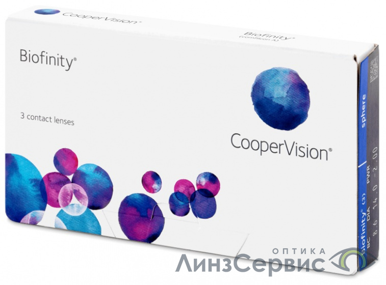 картинка Контактные линзы CooperVision Biofinity -5.75 кривизна 8.6 от магазина ЛинзСервис